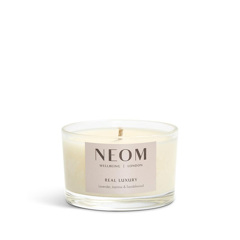 NEOM - Candle, Travel Size | Lavender, Jasmine & Rosewood | Scented Candles for On-The-Go | Luxury Aromatherapy Candles | Essential Oil Candle | Tranquil & Relax | Signature De-Stress Scent - Image 5